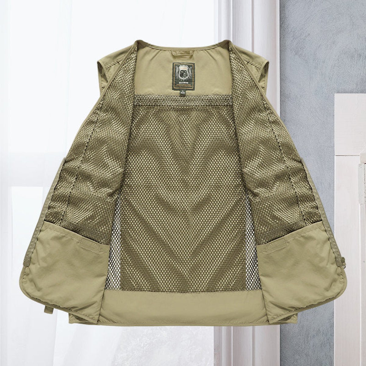 Men's Gilet Multi-Pocket Outdoor Zip-Up Vest