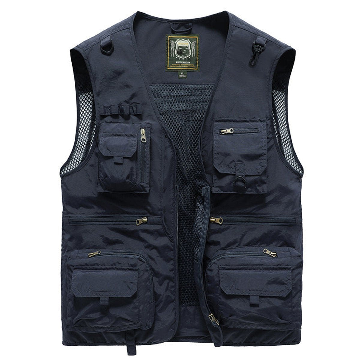 Men's Gilet Multi-Pocket Outdoor Zip-Up Vest