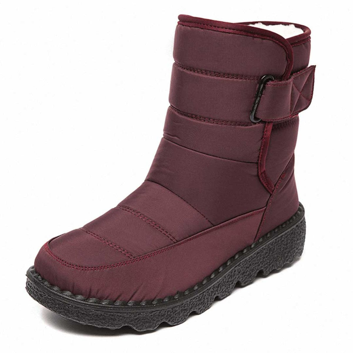 Women's Waterproof Insulated Mid-Calf Snow Boots Knee High Boots